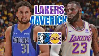 KLAY THOMPSON with MAVERICKS vs LAKERS | NBA 2K24 (PS5)