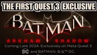 The First Quest 3 Exclusive Game: Batman: Arkham Shadow!