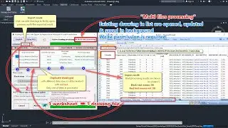 Block To Excel  VER 2.0 -  MULTIPLE FILES batch export or import block info to or from worksheet