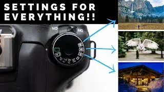 Never miss a shot - Save your Settings for Every Situation