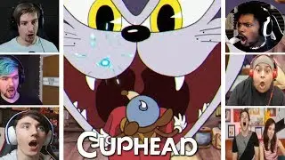 Let's Players Reaction To Werner Werman (Boss) Last Phase | Cuphead