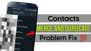 How To Fix Duplicate Contacts problem || Fix Contacts Merge in 1 Min