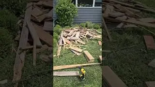 building a planter box to ♻️ wood