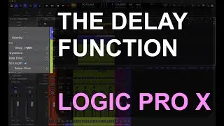 THE DELAY FUNCTION in LOGIC PRO X : SINGLE FUNCTIONS