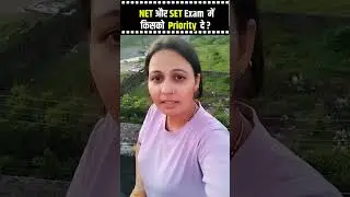 NET और SET Exam में किसको Priority दे ? | Priti Mam #shorts #ugcnet2024 #setexam2024 #ugcnet