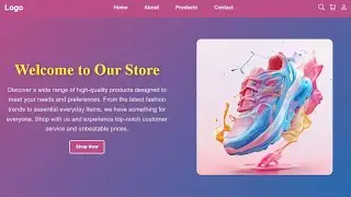 Build a Responsive Shoe Website | HTML and CSS | Website using html and css