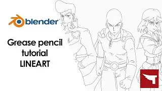 Blender Grease Pencil Tutorial | LINEART | Blender 2.91