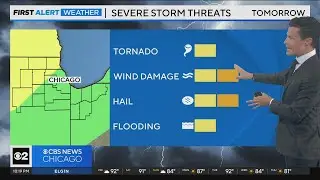 Severe storms a concern for Saturday night in Chicago