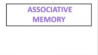 Associative Memory | Application of Associative memory | Content Addressable Memory