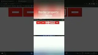 Border property in css | html5 | html | css | javascript | web development #shorts