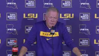 LSU Football Postgame Press Conference - vs. Nicholls