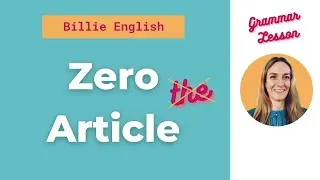 Zero Article in English | When NOT to use an Article | ENGLISH GRAMMAR