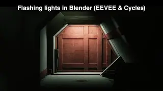 Quick flashing lights in Blender (EEVEE & Cycles)