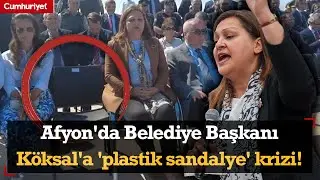 Afyonkarahisar'da Belediye Başkanı Köksal'a 'plastik sandalye' krizi!