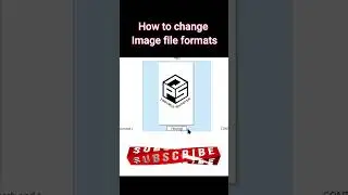 How to change image file format #shorts