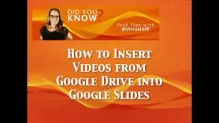 Inserting Videos from Google Drive into Google Slides