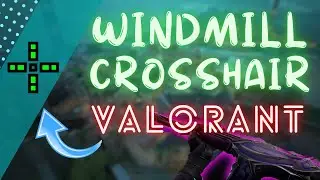 WINDMILL CROSSHAIR in Valorant !! JUST COPY PASTE (Code in description) | Funny Valorant Crosshair