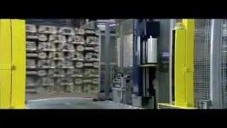 Автоматическая упаковка паллет: технология Вращающаяся платформа