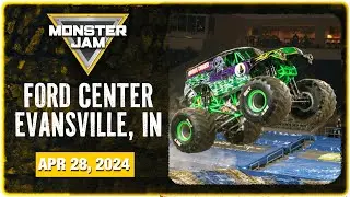 Monster Jam Evansville, IN (Full Event) | April 28, 2024 | Arena Series West