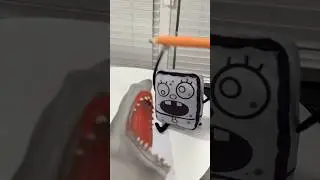 SHARK PUPPET MEETS DOODLEBOB!