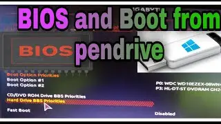 How to enter into BIOS and Boot from pendrive|For Gigabyte Motherboard 