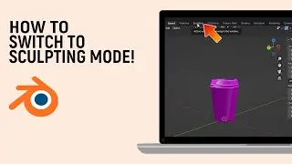 How to Switch to Sculpting Mode in Blender Workspace [easy]