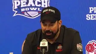 Ryan Day, C.J. Stroud and Zach Harrison Peach Bowl Full Postgame Press Conference