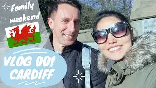 Vlog 001 -  Family weekend in Cardiff / Wales / Cybex E-priam 2019 pushchair/Bute park / Family walk