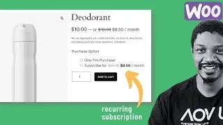 FREE WooCommerce Recurring Payments - Variable Subscriptions, One-time Purchase and more