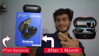 PTron Bassbuds 1 Month Review | BhushanDroid