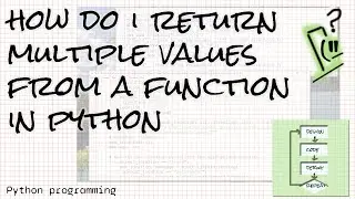 How to return multiple values from a function in Python