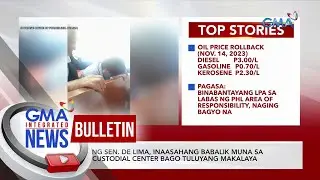 Dating Sen. De Lima, inaasahang babalik muna sa PNP Custodial... | GMA Integrated News Bulletin