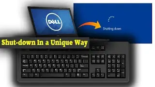 how to shutdown laptop directly in a uniue way