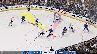 NHL 22 - Toronto Maple Leafs vs Buffalo Sabres - Gameplay (PS5 UHD) [4K60FPS]