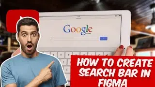 How to create search bar in Figma | UI design| Easy | #figma #figmatutorial #uidesign
