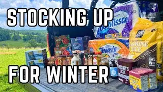 Winter Pantry Prep ❄️ Off Grid Homestead | Shopping Haul at Sam's Club