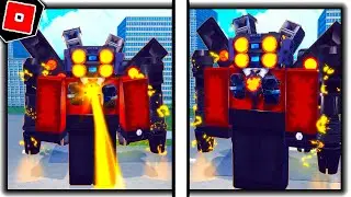 SHOWCASING REPAIRED TITAN BOOMBOX MORPH in SUPERBOX SIEGE DEFENSE - Roblox