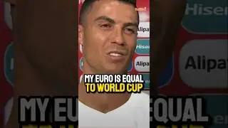 Ronaldo is still obsessed with Messis world  cup?☠ is euro batter than world cup?🧠