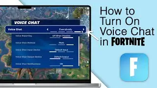 How To Turn On Voice Chat in Fortnite! [Updated Method]