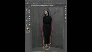 Text wrap around the subject in photoshop tutorial