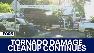 Tornado Damage Cleanup Continues Across DC Region