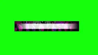 Футаж HD. Дискотека - прямоугольник, плашка для текста. Хромакей
