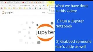 installing and using Jupyter Notebooks for Python without Ananconda and accessing material on Github