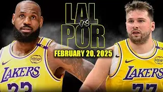 Los Angeles Lakers vs Portland Trail Blazers Full Game Highlights - February 20 | NBA Regular Season