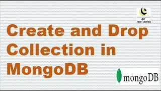 Creating and Dropping collection in MongoDB  | MongoDB Tutorial