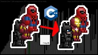 C++ Sorting algos comparison - rendering sprites based on y-axis with raylib