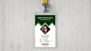 Employer ID Card Design - Photoshop Tutorial