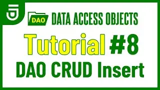 DAO Insert | DAO Tutorial for Beginners