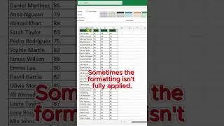 Formatting Tables: How to Alternate Row Colors in Excel