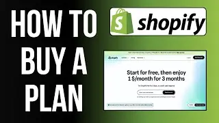 How To Start A Plan on Shopify With Only 1$ - Beginner Tutorial